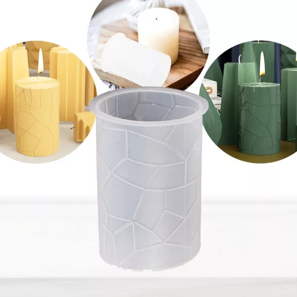 Cómo elegir molde de silicona rectangular para velas: la guía definitiva para acertar en tu compra 3 Molde de vela de silicona Kintsugi