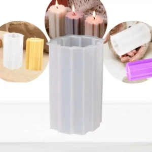 Molde de Silicona para Columna de Vela