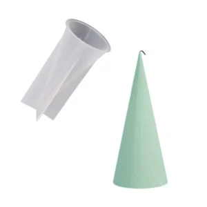 Molde de Silicona para Vela Cónica