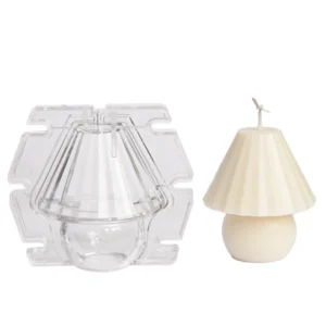 Molde con forma de lampara ideal para crear velas