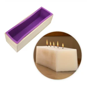 Molde de Silicona para Velas o jabones Rectangular