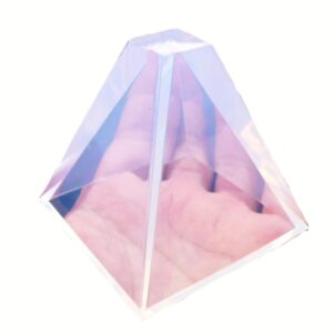 Molde con forma de pirámide