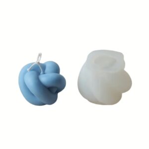 Molde para velas con forma de nudos