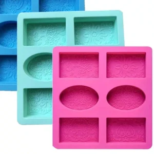 Molde doble de silicona con adornos “arabescos”