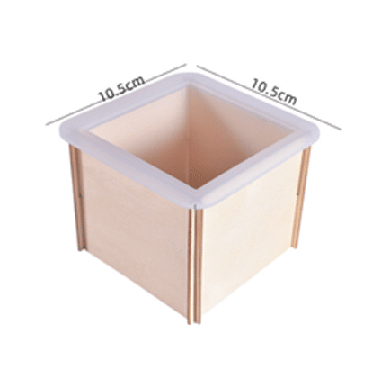 Cómo elegir molde cubo silicona para resina: guía para resultados profesionales en tus proyectos geométricos 1 Encofrado en forma de cubo de 8,5×8,5 cm