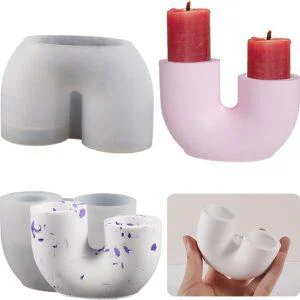 Molde porta velas DUO redondo