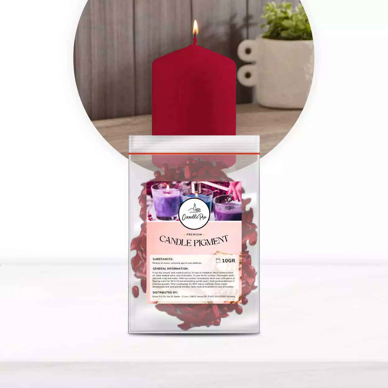 Errores más comunes al trabajar con mechas para velas artesanales: consejos y soluciones 4 Colorante para velas gran variedad de colores - Wax Pigment