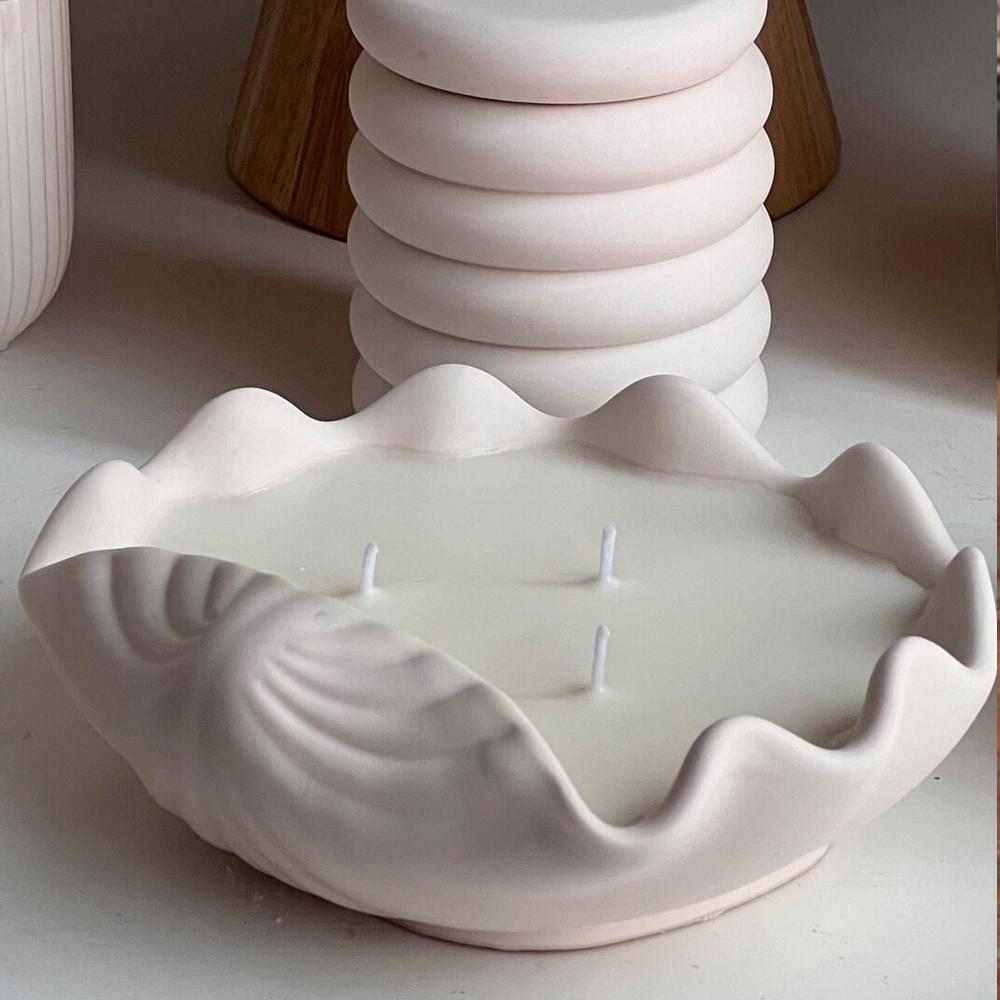Cómo elegir moldes para velas artesanales: la guía definitiva para crear piezas únicas 1 Molde para velas concha