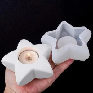 Molde portavela estrella