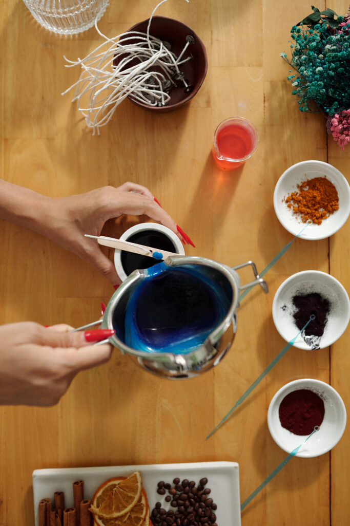 Cómo usar colorantes para velas paso a paso 6 Cómo usar colorantes para velas paso a paso