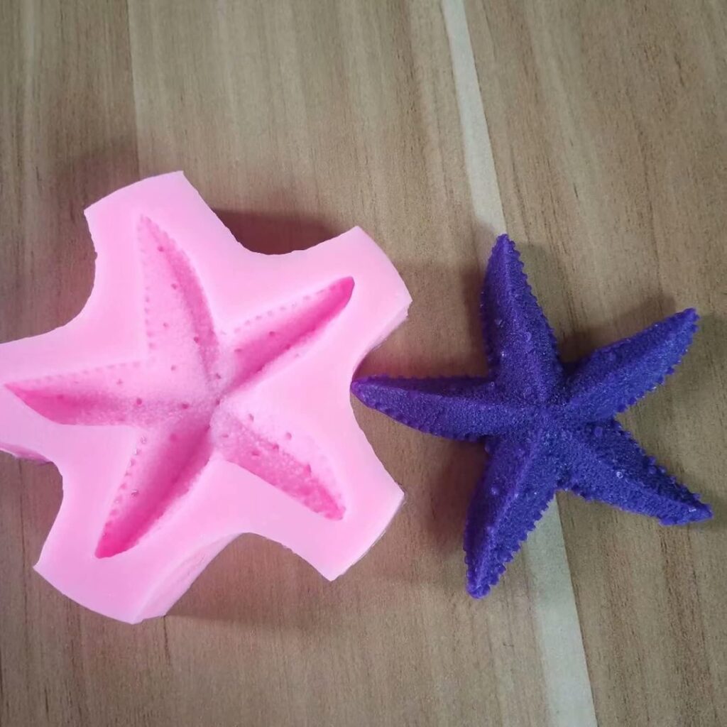 Cómo hacer jabón artesanal con molde de silicona estrella de mar para resina y jabón: tutorial paso a paso 19 715rMNN31jL. AC SL1500
