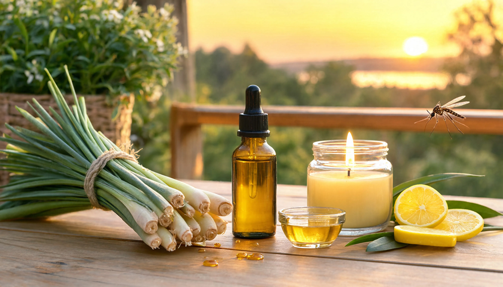 Cómo elegir aceite esencial de citronela repelente insectos: Guía definitiva para velas, jabones y cosmética natural 1 Aceite esencial citronela repelente