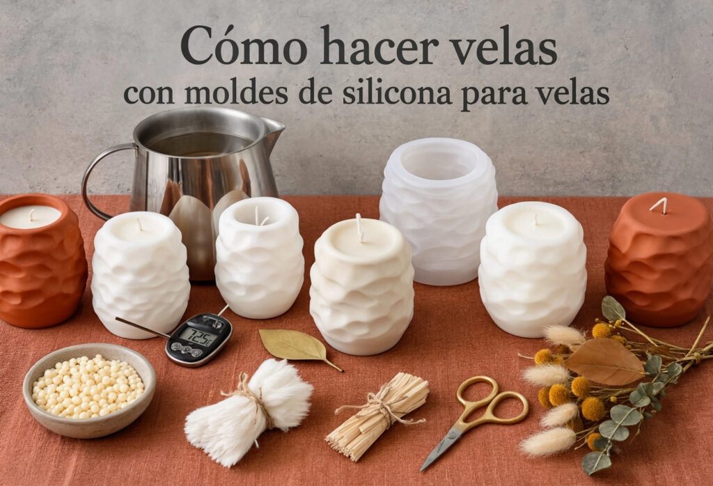 Cómo hacer velas con moldes de silicona para velas: tutorial paso a paso 12 C mo hacer velas con molde