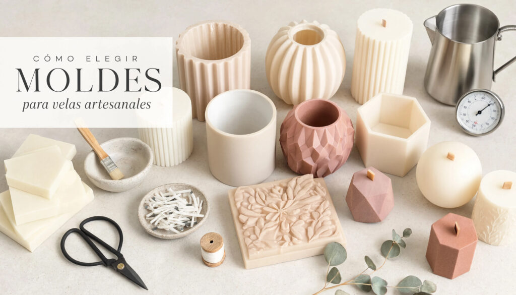 Cómo elegir moldes para velas artesanales: la guía definitiva para crear piezas únicas 1 Elegir moldes velas artesanales