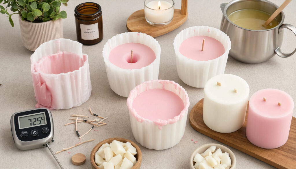 Errores velas en silicona