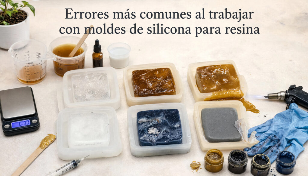Fallos resina molde silicona