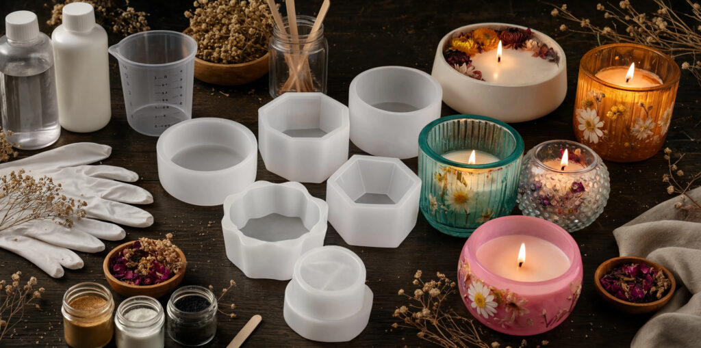 Cómo hacer portavelas con molde para portavelas de resina: tutorial paso a paso 9 Gu a elegir molde velas resina v2
