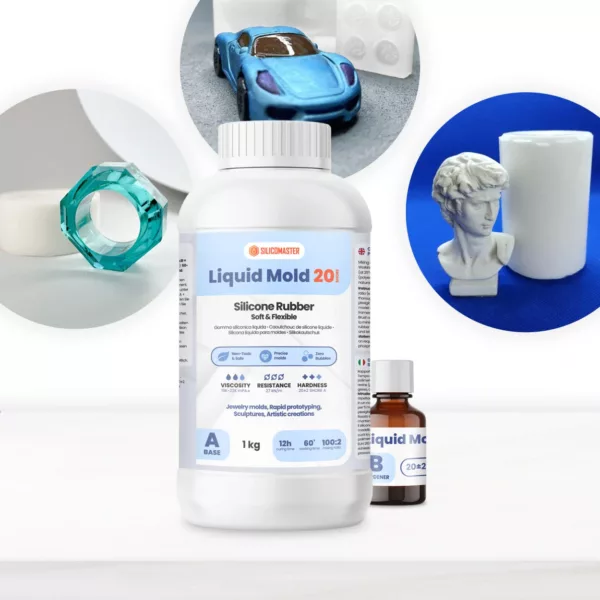 Cómo hacer moldes de silicona para artesanía con Liquid Mold 20 Shores: tutorial paso a paso 1 LM 20 SH main 600x600 1