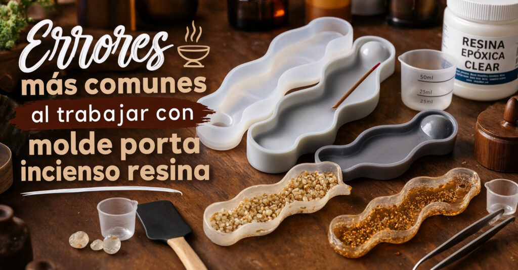Errores más comunes al trabajar con molde porta incienso resina: consejos y soluciones 6 Portada errores comunes resina
