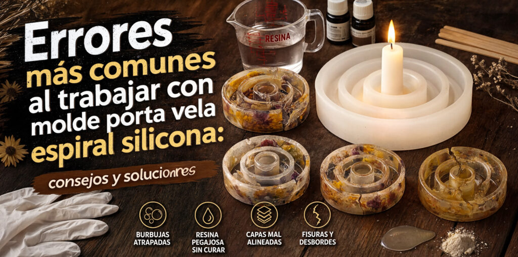 Errores más comunes al trabajar con molde porta vela espiral silicona: consejos y soluciones 22 Portada errores portavela espiral v2