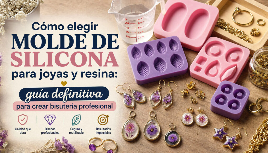 Cómo elegir molde de silicona para joyas y resina: guía definitiva para crear bisutería profesional 1 Portada gu a elegir molde joyas v2