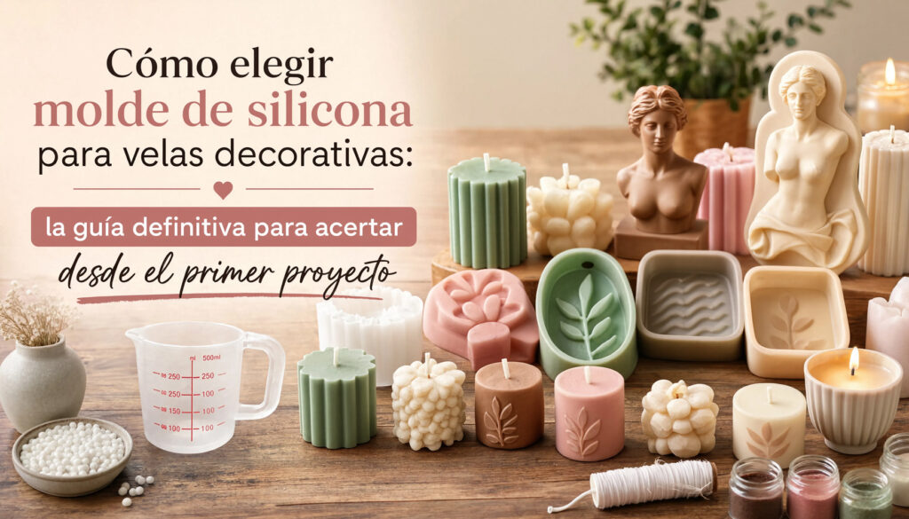 Cómo elegir molde de silicona para velas decorativas: la guía definitiva para acertar desde el primer proyecto 13 Portada gu a moldes velas decorativas v2