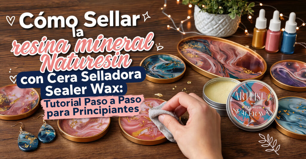 Cómo Sellar la resina mineral Naturesin con Cera Selladora Sealer Wax: Tutorial Paso a Paso para Principiantes 29 Portada sellar Naturesin con Sealer Wax
