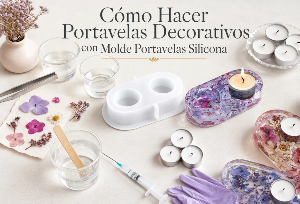 Cómo Hacer Portavelas Decorativos con Molde Portavelas Silicona: Tutorial Paso a Paso 22 Portavelas decorativos resina