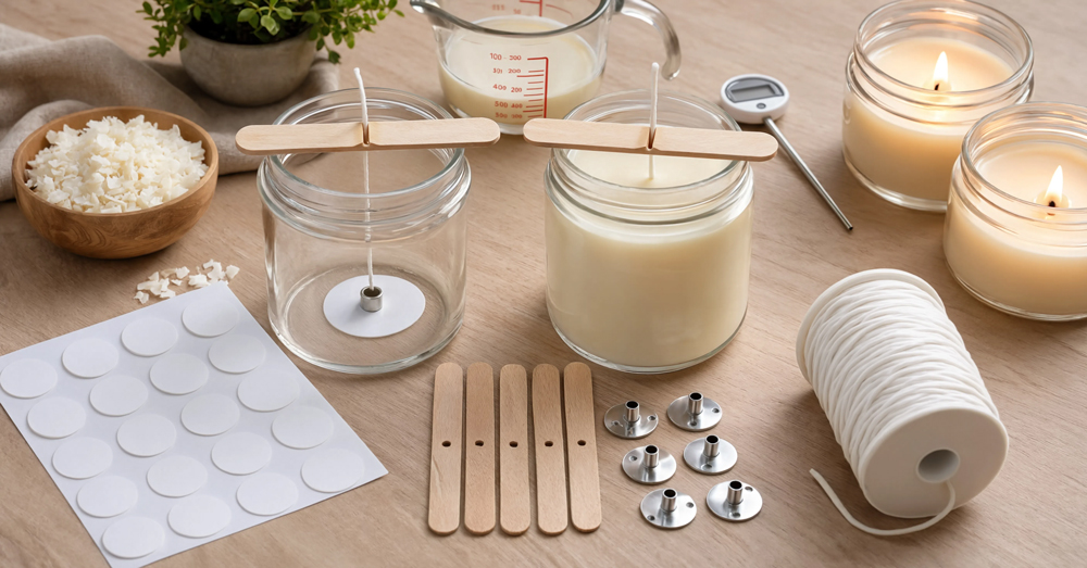 Cómo elegir kit para hacer velas artesanales: Lo que necesitas antes de tu primera vela 1 Tutorial velas con kit completo