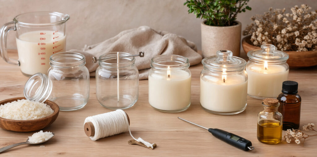 Errores más comunes al trabajar con recipientes para velas 500ml: consejos y soluciones 31 Tutorial velas tarro cristal 500ml v2