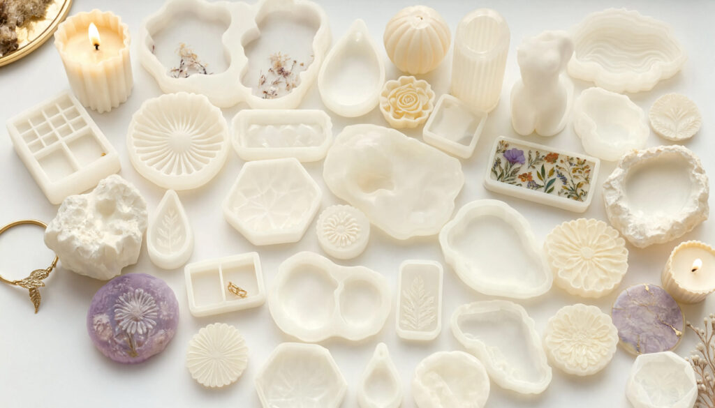 Cómo elegir molde de silicona para velas y resina epoxi: guía definitiva para acertar en tu compra 39 Variedad moldes resina velas
