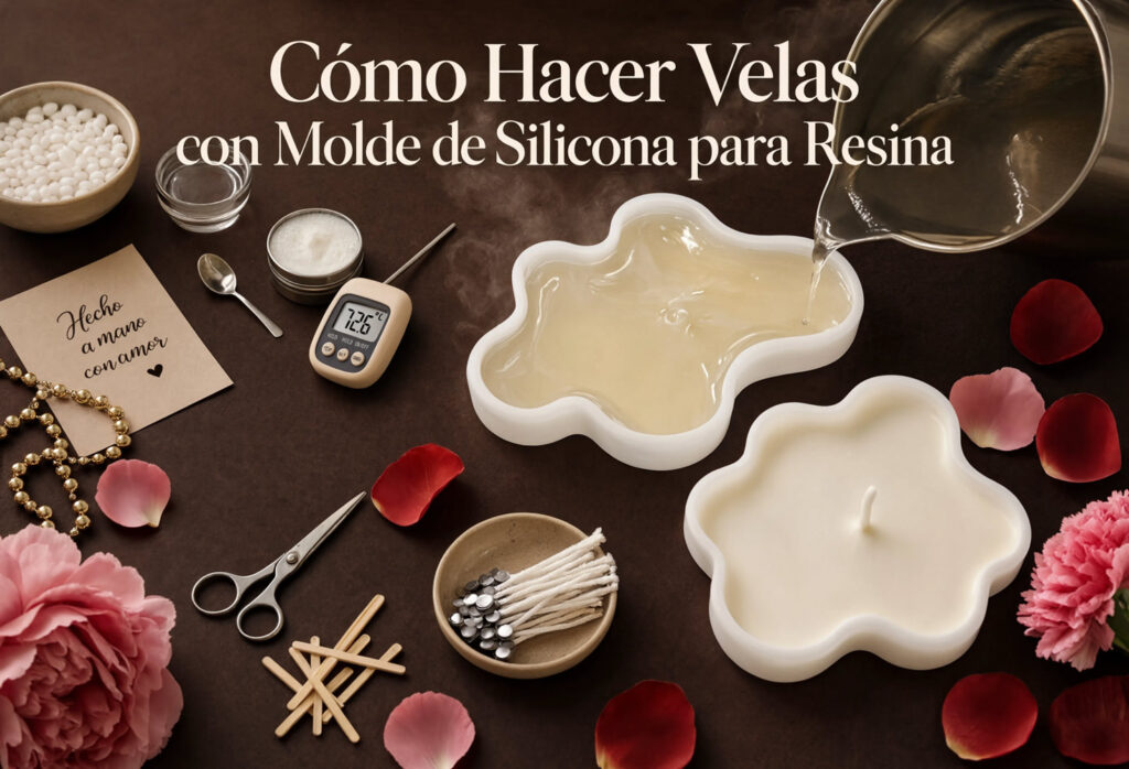Cómo Hacer Velas con Molde de Silicona para Resina: Tutorial Paso a Paso 20 Velas con molde nube
