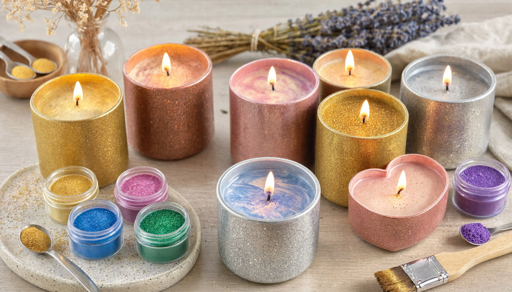 Cómo hacer velas decorativas con mica en polvo para velas y jabones artesanales: tutorial paso a paso 7 Velas decorativas con mica en polvo v2