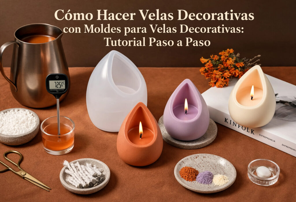 Cómo Hacer Velas Decorativas con Moldes para Velas Decorativas: Tutorial Paso a Paso 28 Velas decorativas tutorial