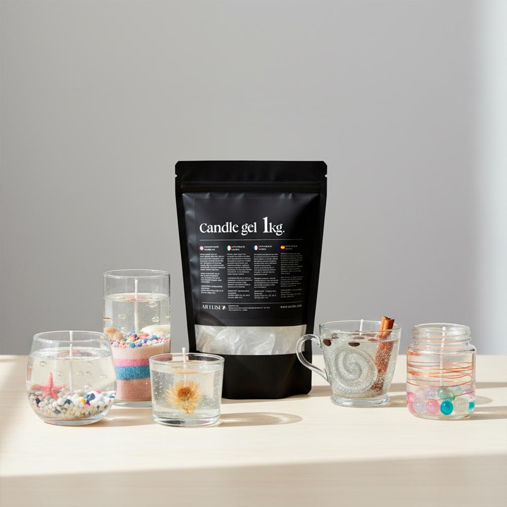 Cómo elegir gel transparente para velas decorativas: crea diseños únicos con efecto cristalino 27 candel gel 2