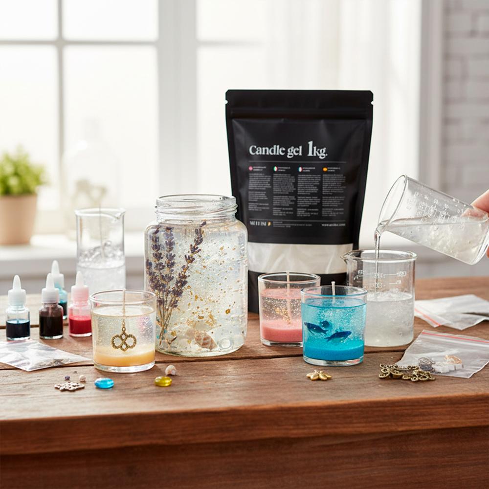 Errores más comunes al trabajar con gel transparente para velas decorativas: consejos y soluciones 15 candel gel 3