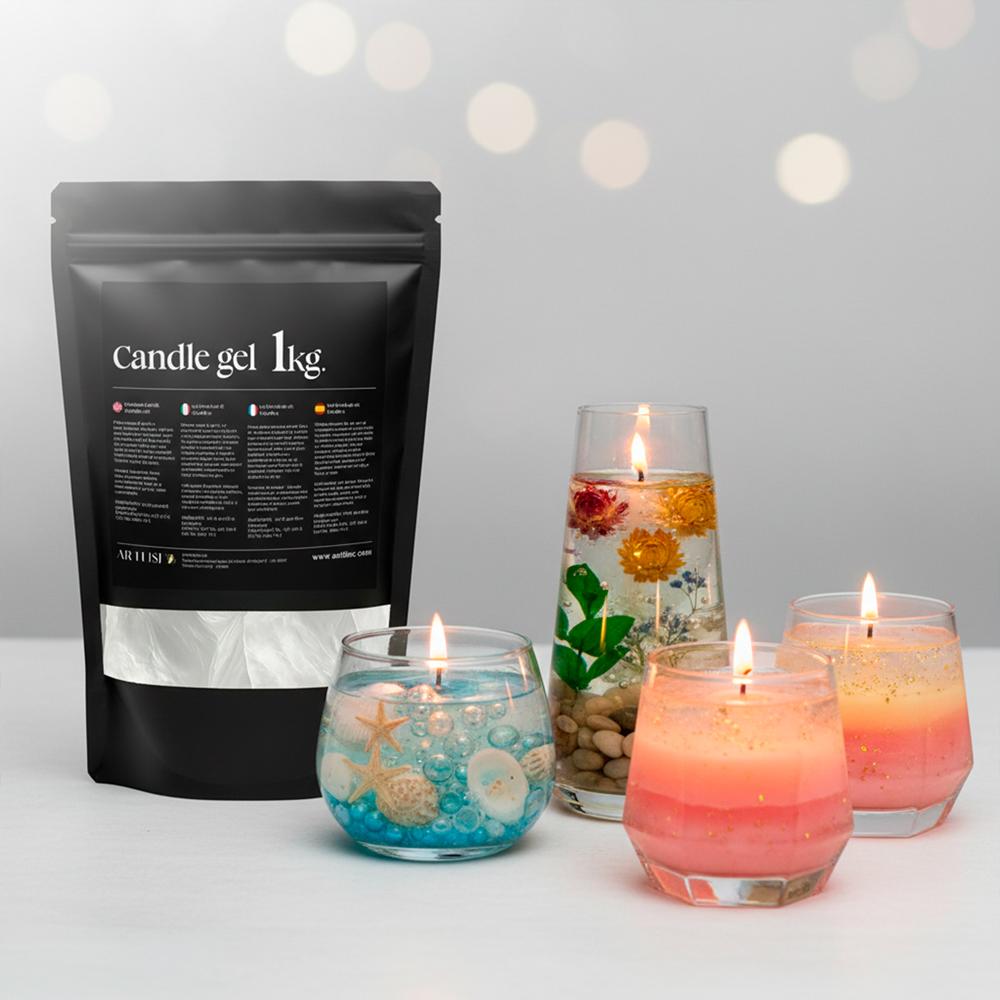 Cómo Hacer Velas con Gel Transparente para Velas Decorativas: Tutorial Paso a Paso 16 candel gel 4