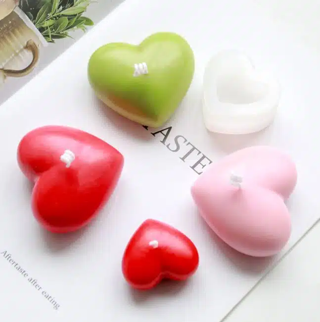 Errores más comunes al trabajar con moldes de jabón en forma de corazón: consejos y soluciones 4 molde de jabón en forma de corazón