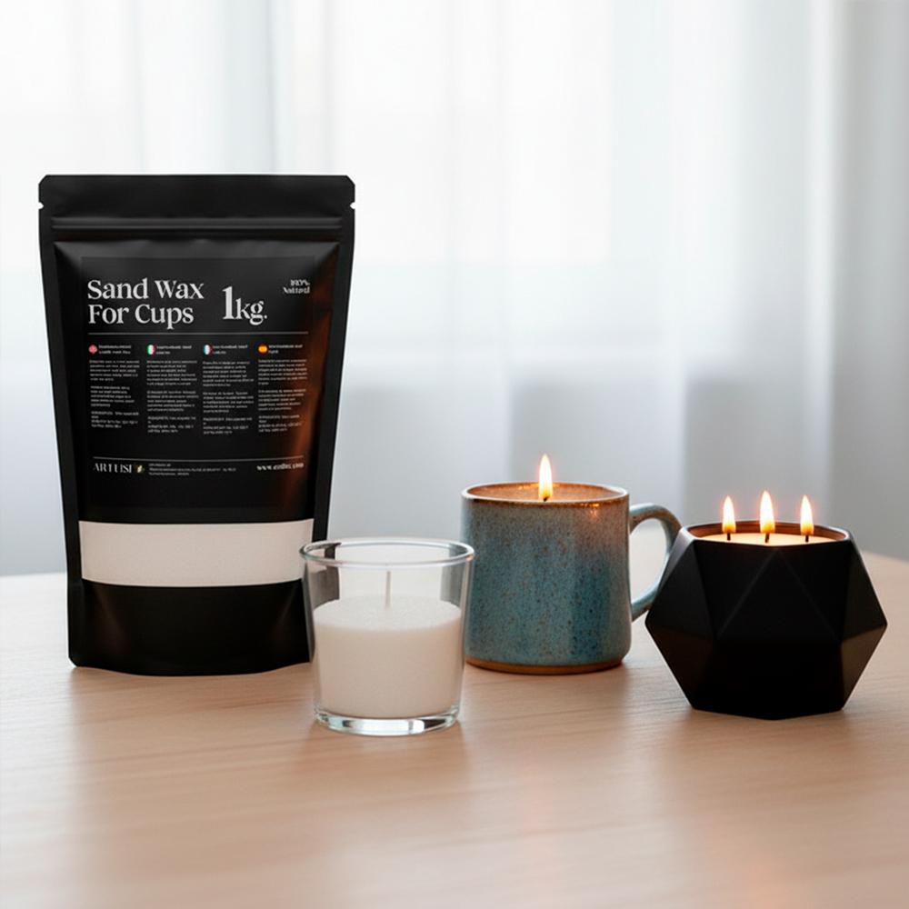 Cómo hacer velas con cera de arena para velas sin derretir: tutorial paso a paso 2 sand wax 1kg 2